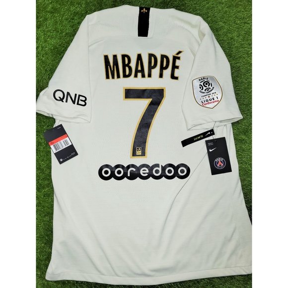 Mbappe Psg Paris Saint Germain PLAYER ISSUE 2018 Away Soccer Jersey BNWT L - Picture 1 of 10